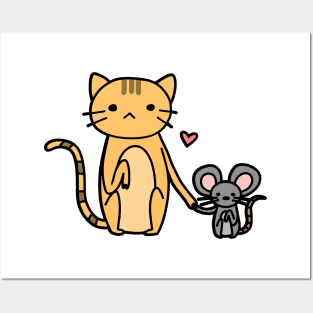 Cat and Mouse Posters and Art